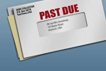Past due notice from collection agency