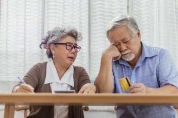 Older couple worried about credit card bills